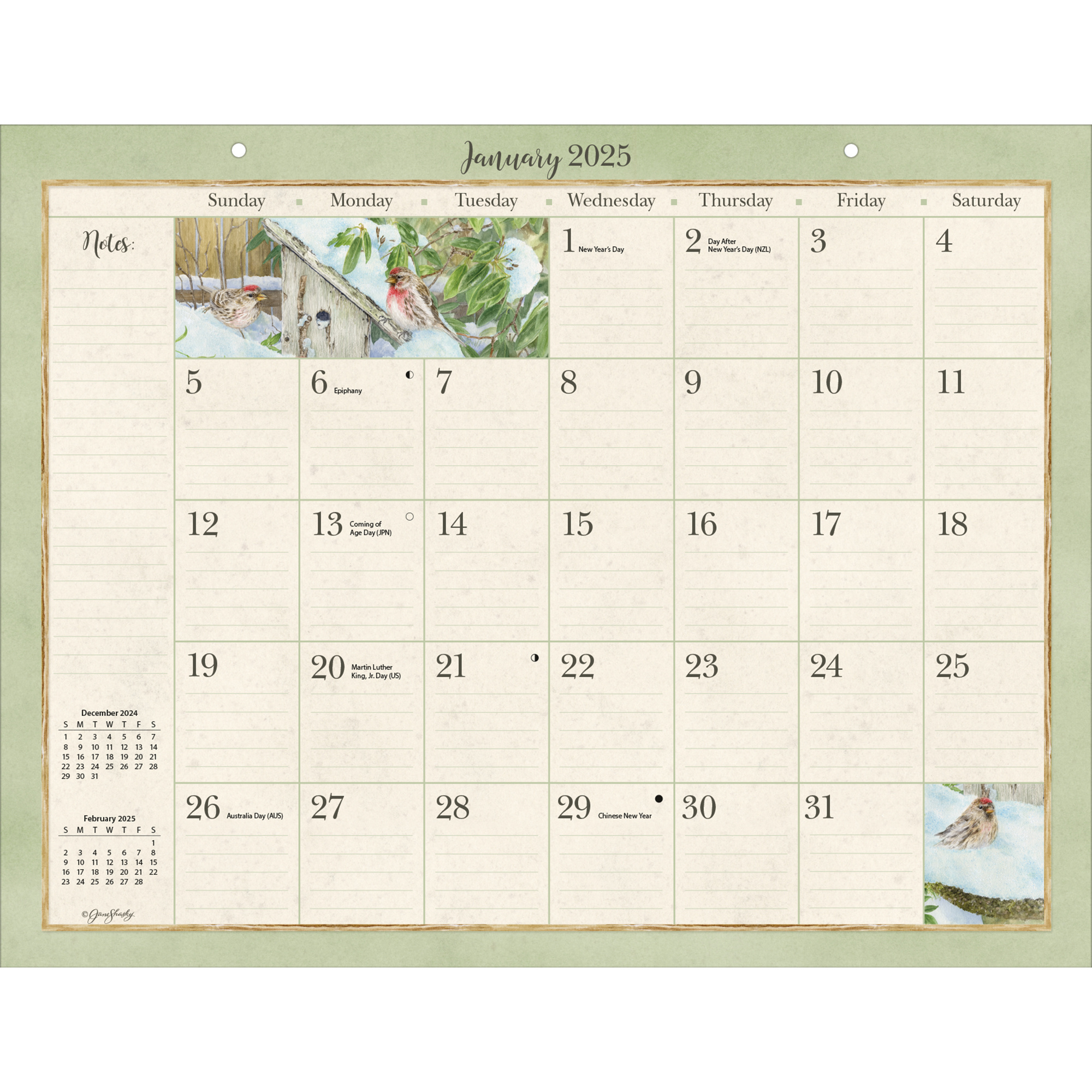 Birds in the Garden Deskpad Kalender 2025 Kopen? Eenvoudig en snel