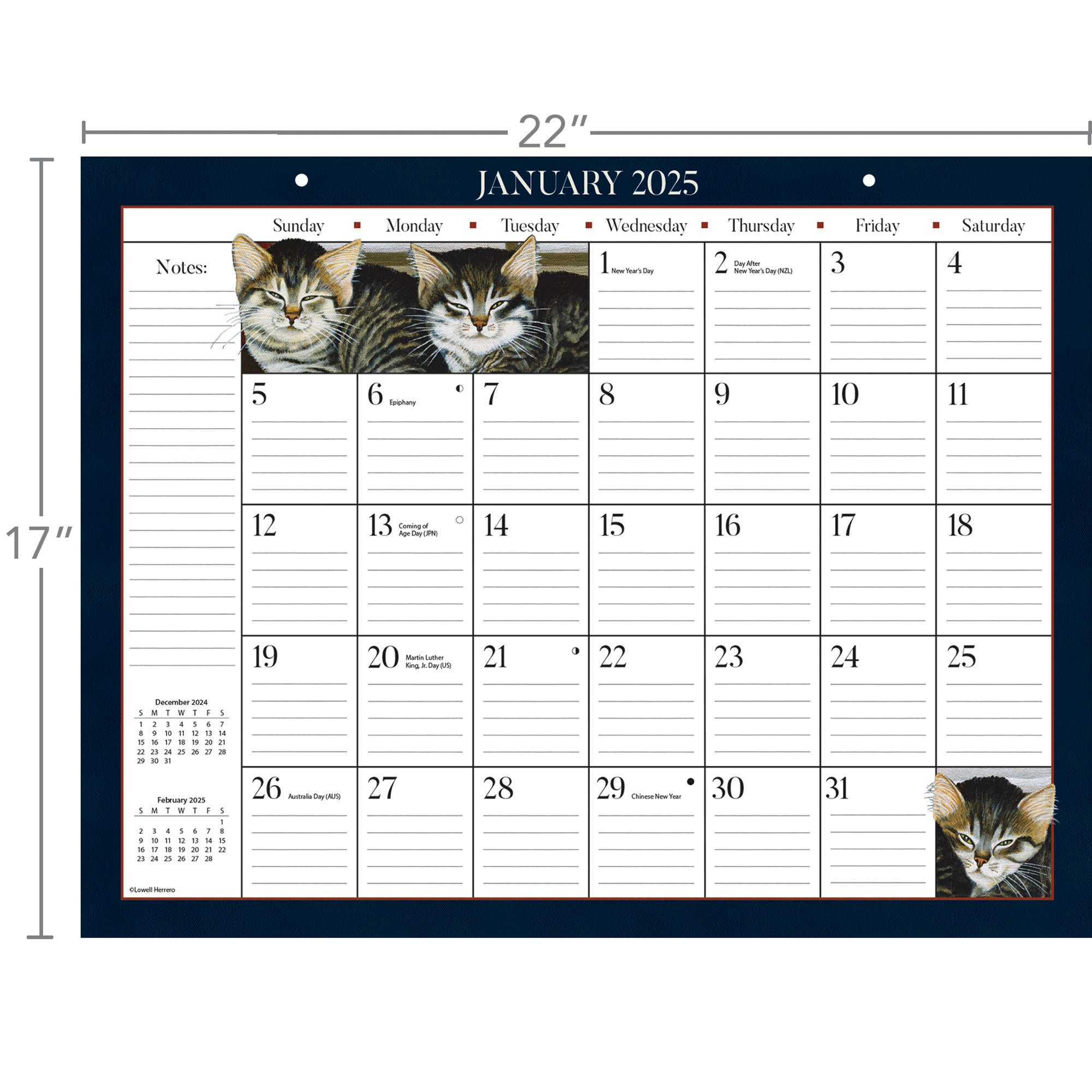 Buy American Cat Deskpad Calendar 2025? Quick and easy online