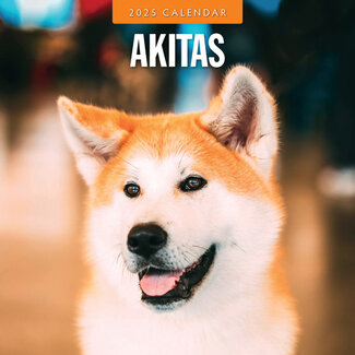 Red Robin Akita Calendar 2025