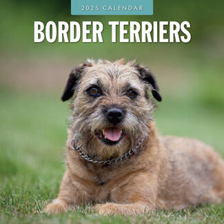 Red Robin Border Terrier Kalender 2025
