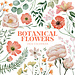 Red Robin Botanical Flowers Calendar 2025