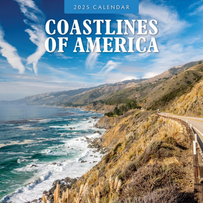 Küstenlinien von Amerika Kalender 2025