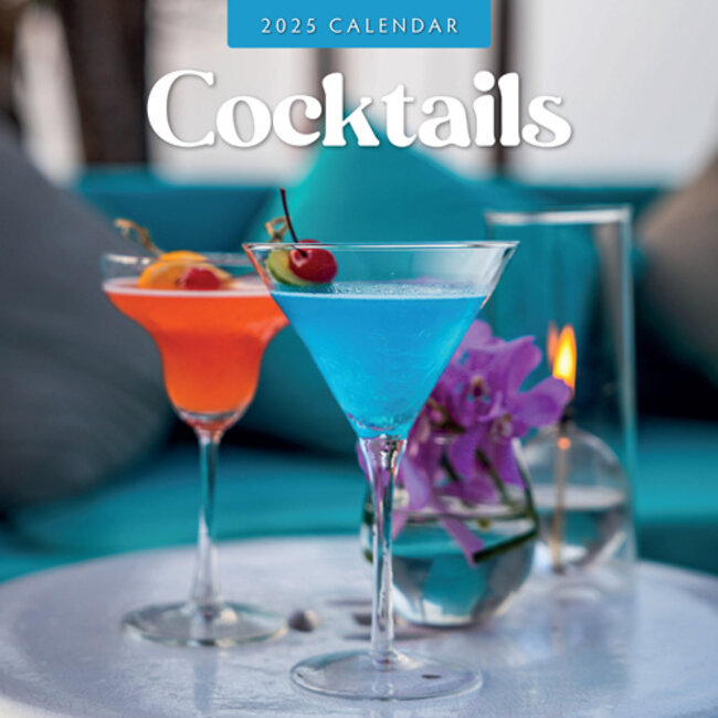 Cocktails Kalender 2025 Kopen? Eenvoudig en snel online Kalenderwinkel.nl