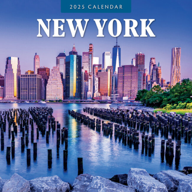 Buying New York Calendar 2025? Quick and easy online Kalenderwinkel.nl