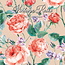 Red Robin Vintage Roses Calendar 2025