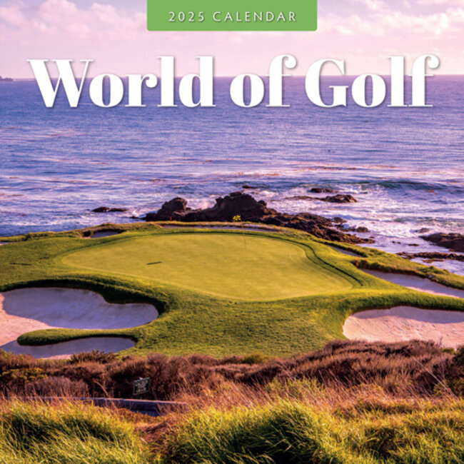 World of Golf Calendar 2025