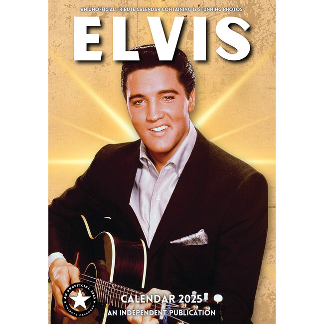 Calendario Elvis Presley 2025 A3