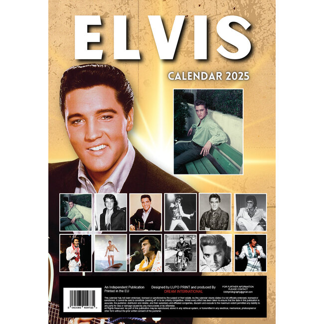 Buying Elvis Presley Calendar 2025 simply order online