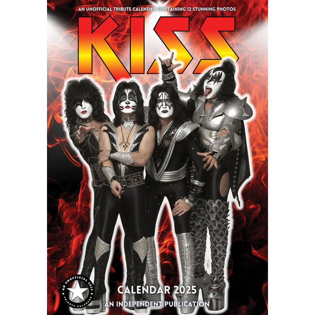 Kiss Calendar 2025 A3