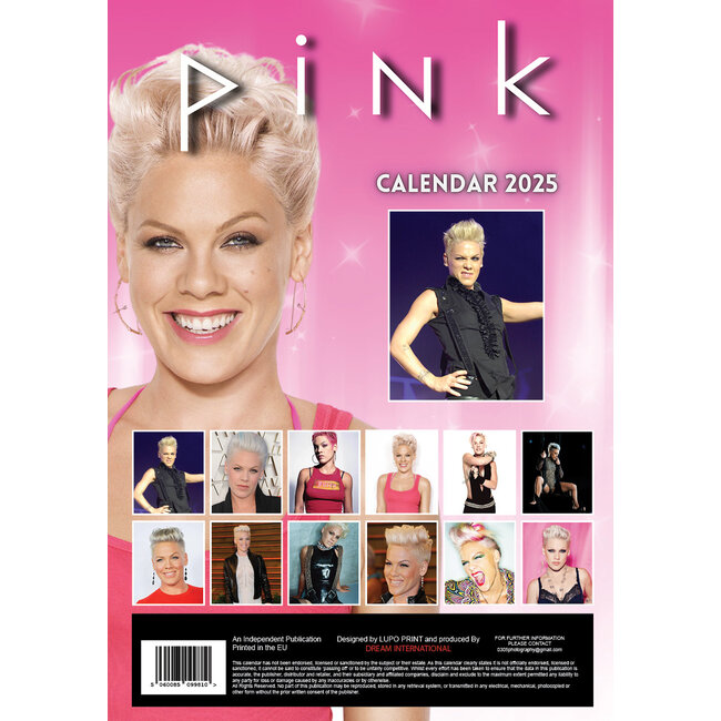 Pink Kalender 2025 A3 Kopen? Eenvoudig en snel online besteld