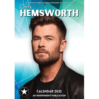 Dream Chris Hemsworth Calendar 2025 A3