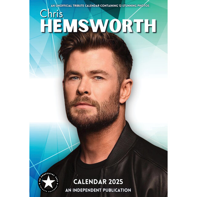 Chris Hemsworth Calendario 2025 A3