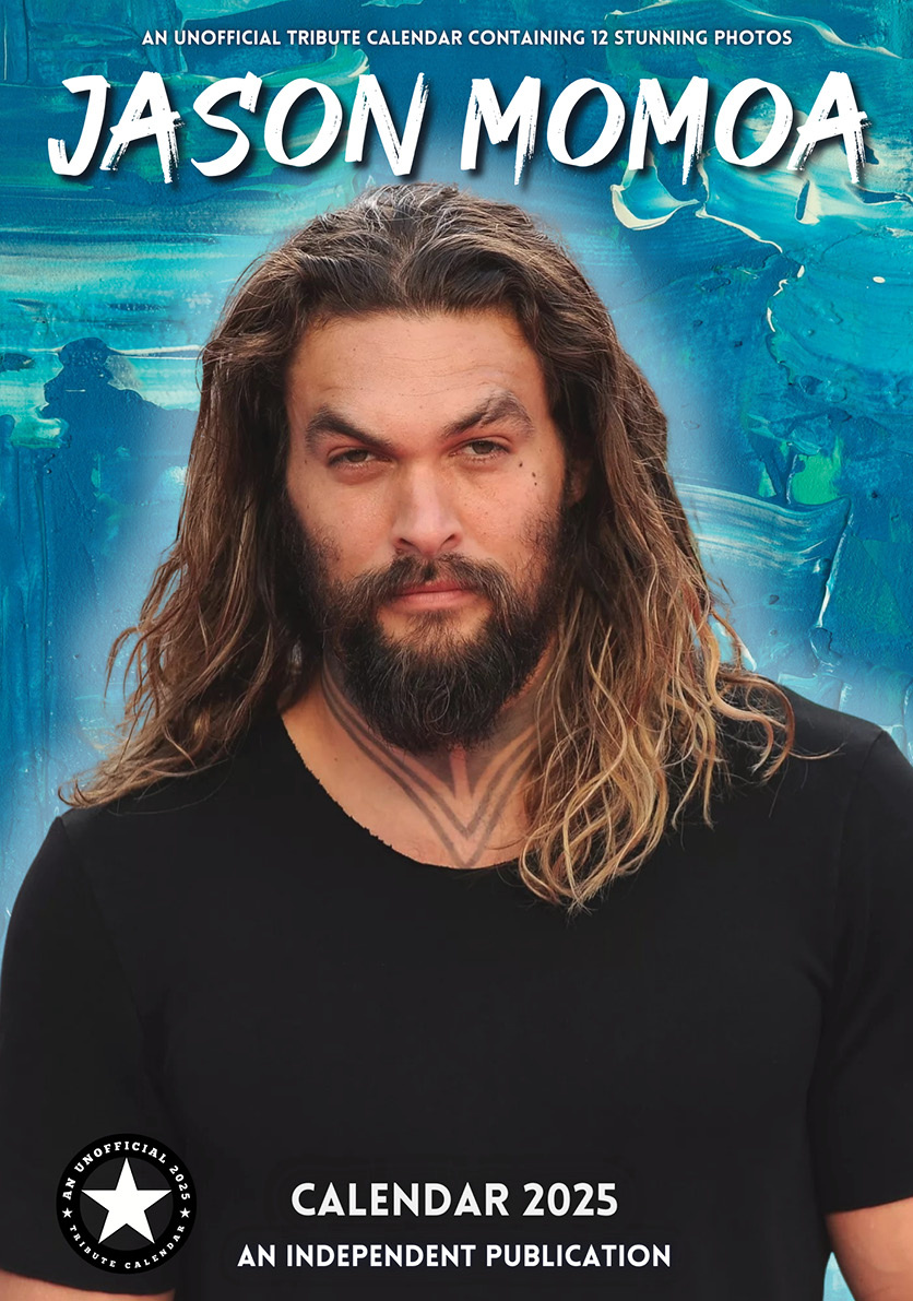 Buy Jason Momoa Calendar 2025 A3? Easily ordered online Kalenderwinkel.nl