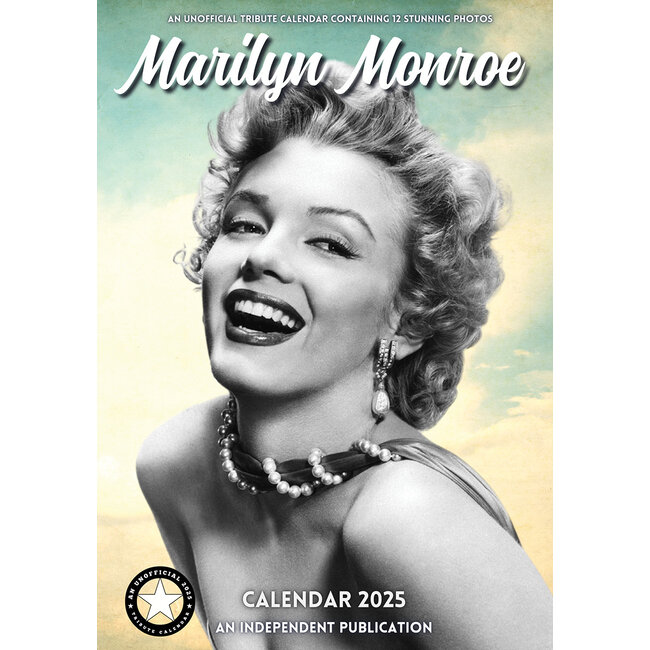 Marilyn Monroe Calendar 2025 A3