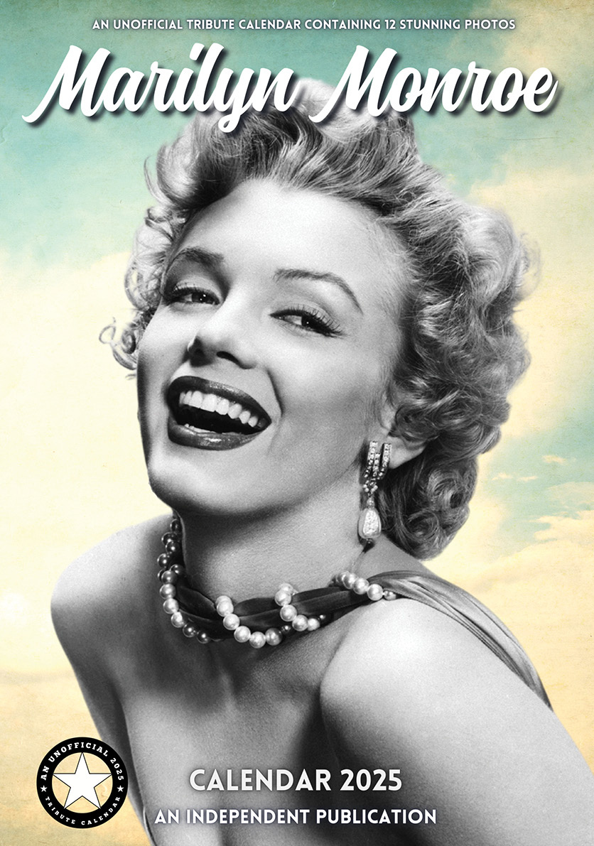 Marilyn Monroe Kalender 2025 Kopen?  Bestel eenvoudig Online - Kalenderwinkel.nl