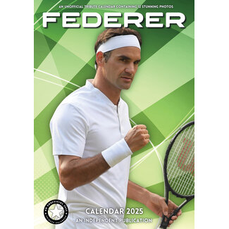 Dream Roger Federer Calendar 2025 A3