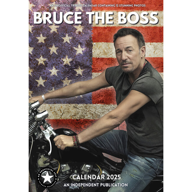 Calendrier Bruce Springsteen 2025 A3