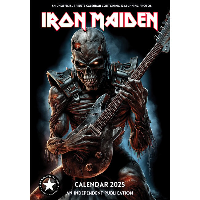 Iron Maiden Calendar 2025 A3