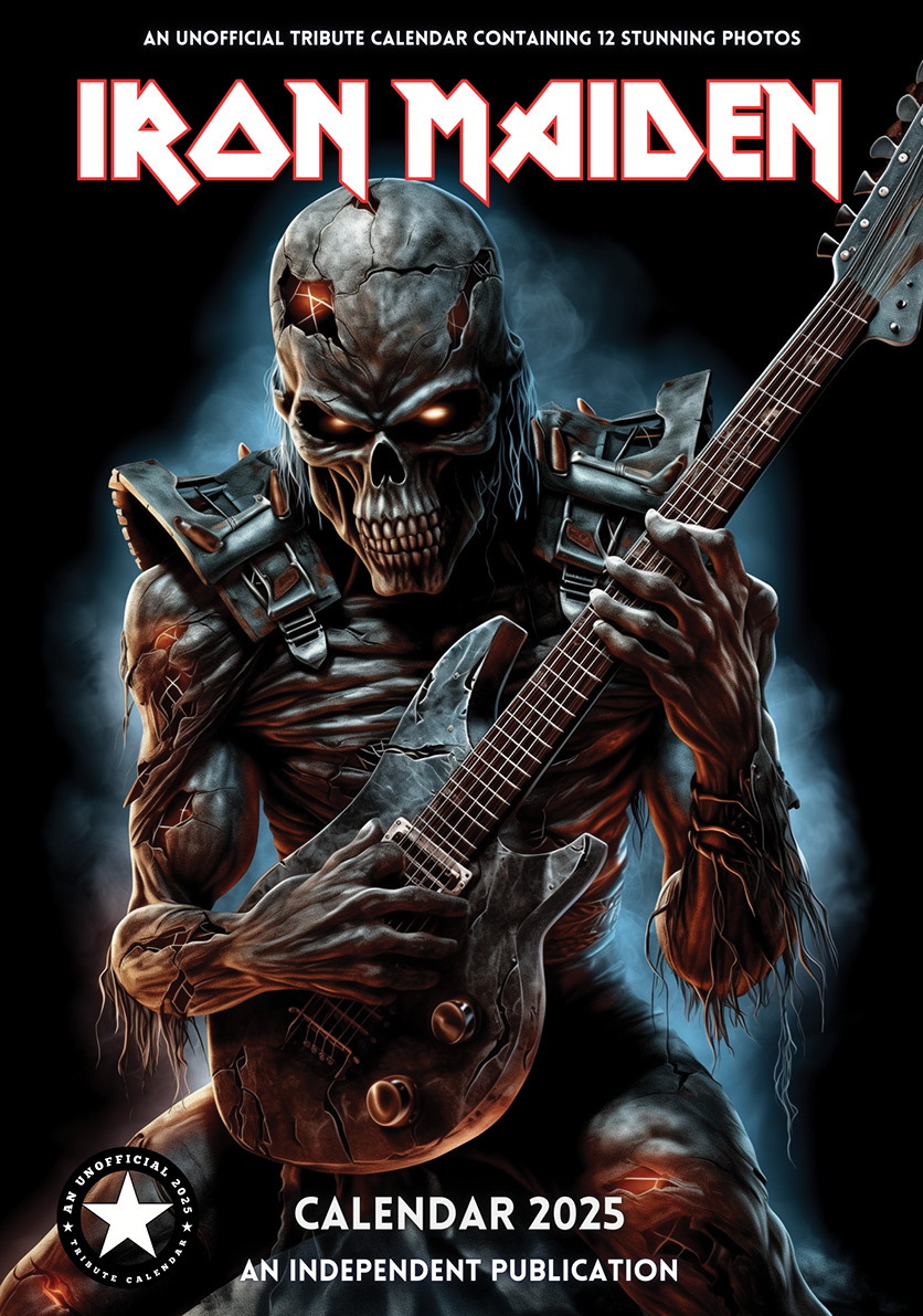 Iron Maiden Kalender 2025 A3