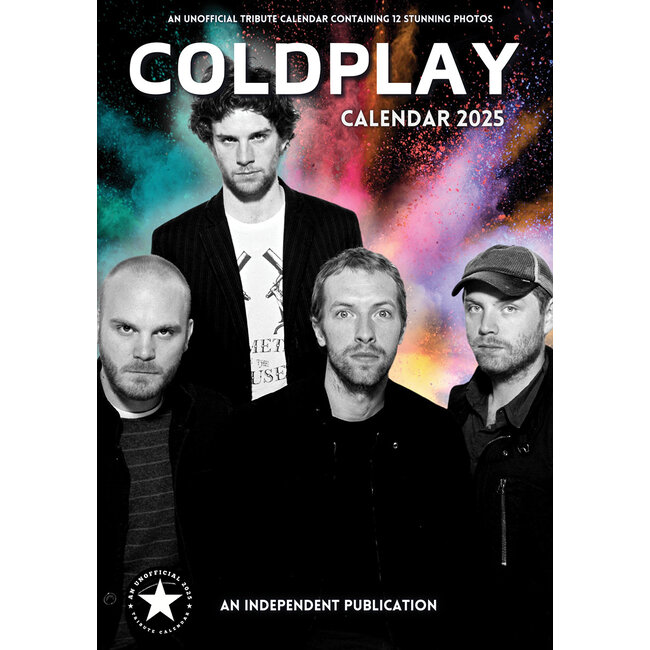 Coldplay - Calendario Chris Martin 2025 A3