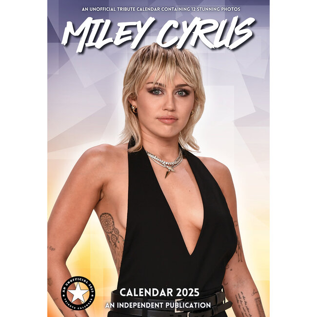 Calendario Miley Cyrus 2025 A3 Kalenderwinkel.nl