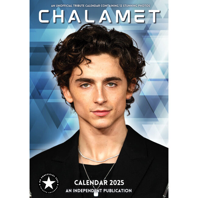 Calendrier Chalamet 2025 A3