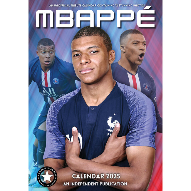 Mbappe Calendar 2025 A3