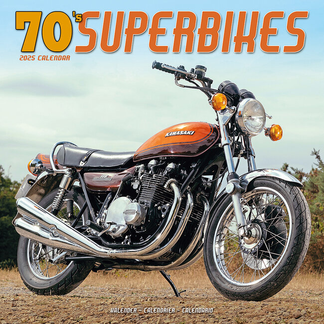 70er Jahre Superbikes Kalender 2025