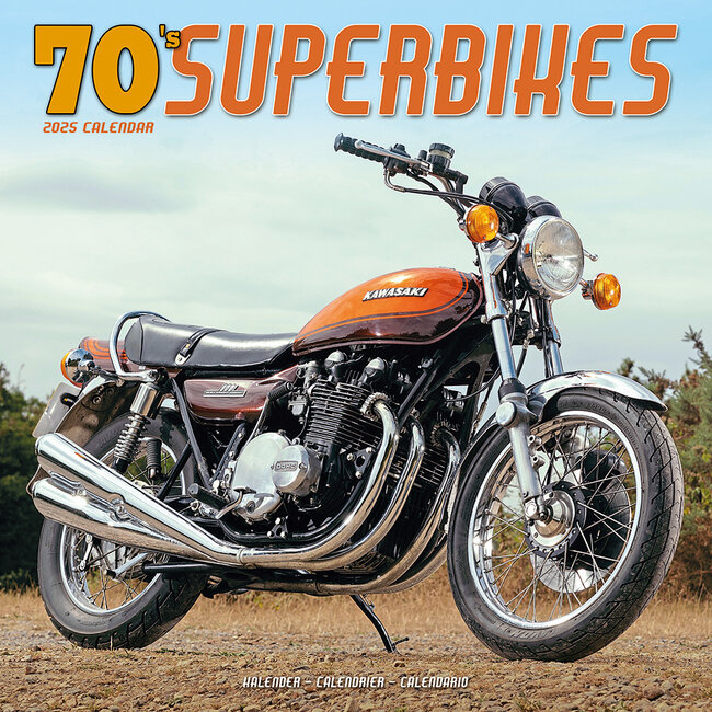 70s Superbikes Calendar 2025