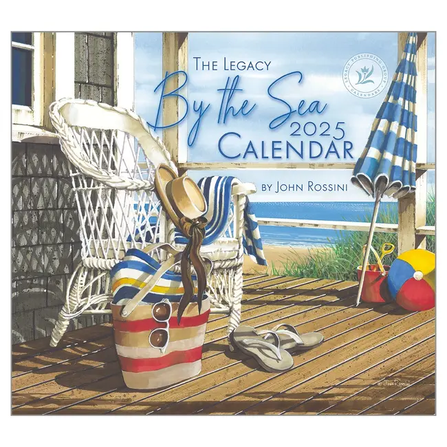 Calendario in riva al mare 2025