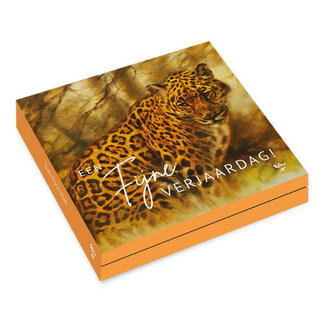 Comello Carpeta Rien Poortvliet Wildlife Leopard - 10 Piezas