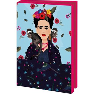 Bekking & Blitz Kaartenmapje Vierkant: Frida Kahlo 10 stuks