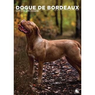 CalendarsRUs Bordeaux Hund A3 Kalender 2025