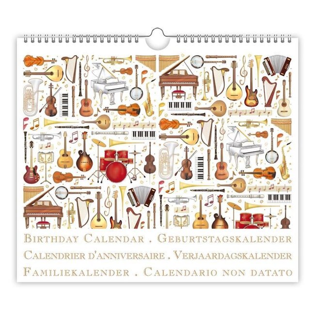 Birthday calendar Instruments