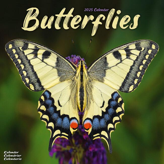 Calendario delle farfalle 2025