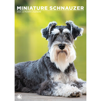 CalendarsRUs Miniatuur Schnauzer A3 Kalender 2025