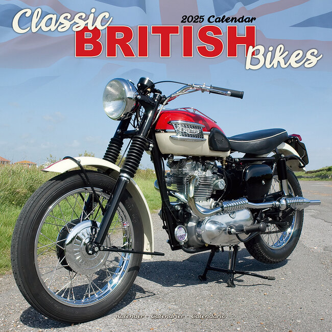 Avonside Classic British Bikes Calendar 2025