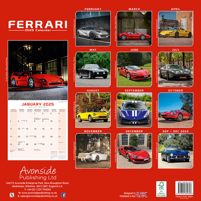 Buy Ferrari Calendar 2025? Order easily and quickly online