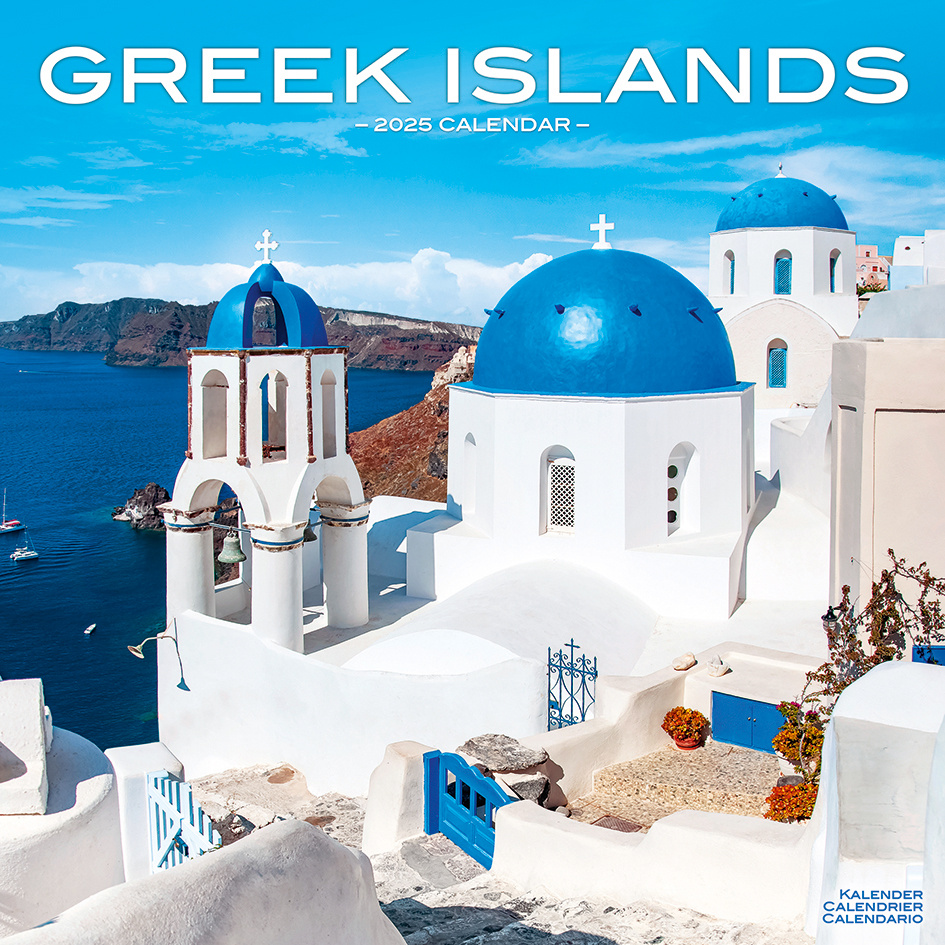 Buying Greece Greek Islands Calendar 2025 order online easily Kalenderwinkel.nl