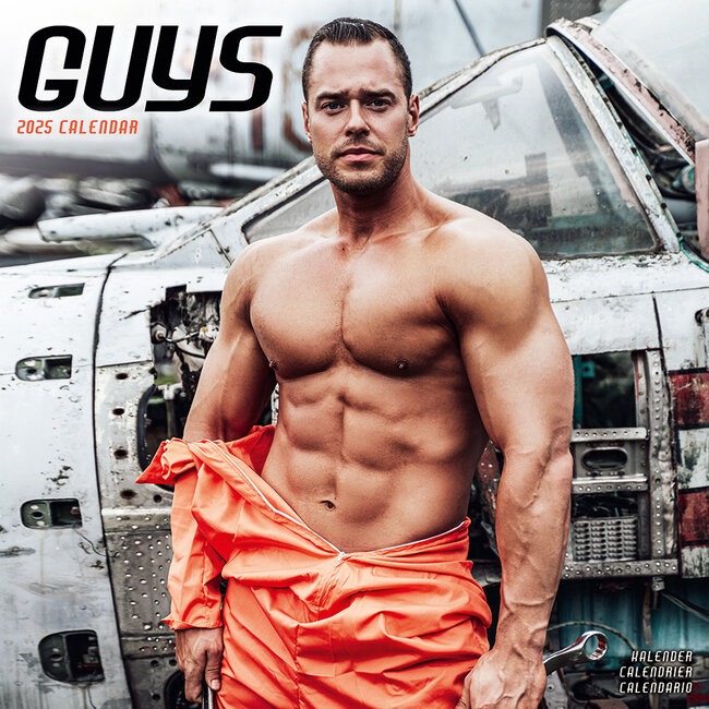 Buying Guys Calendar 2025 simply order online Kalenderwinkel.nl