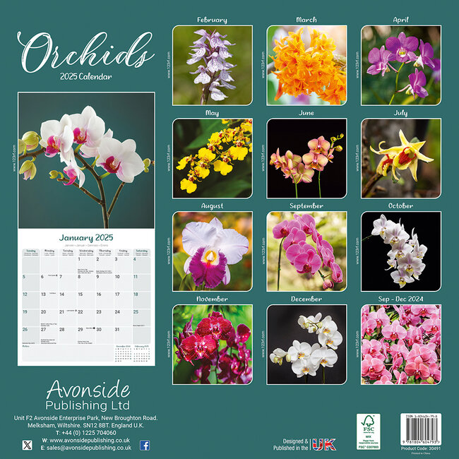 Buying Orchid Calendar 2025? Order online quickly and easily
