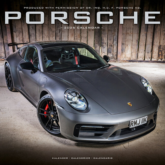 Avonside Porsche Calendar 2025