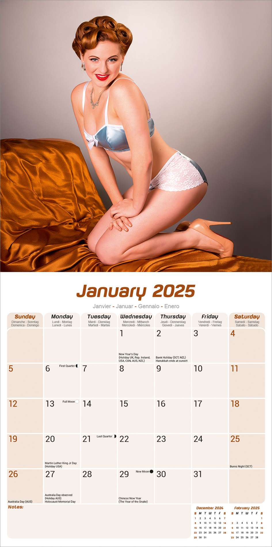 Retro Pin Ups Kalender 2025 Kopen? Bestel eenvoudig en snel online