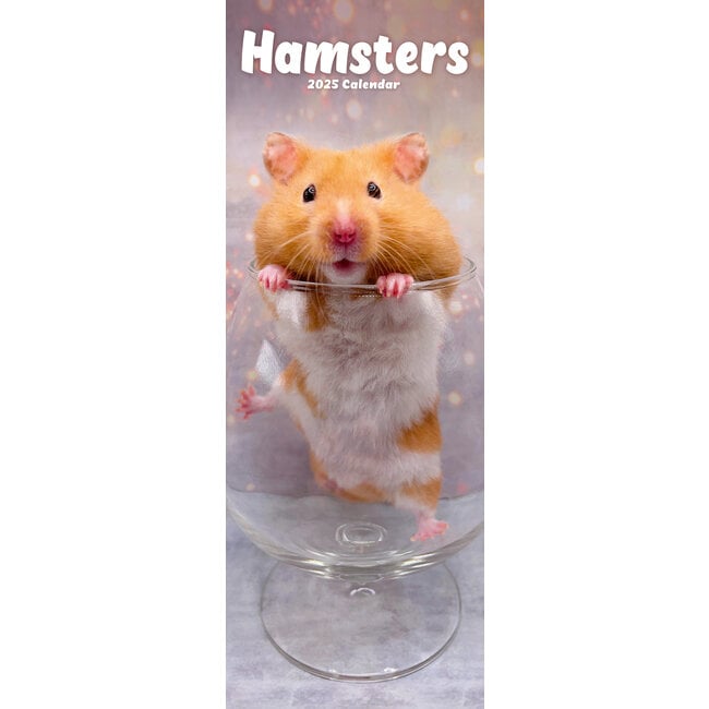 Hamster-Kalender 2025 Slimline