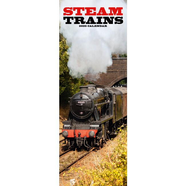 Steam Trains Kalender 2025 Slimline