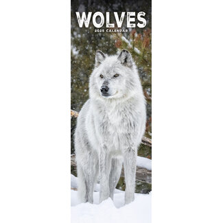 Avonside Calendrier des loups 2025 Slimline