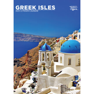 CalendarsRUs Calendario A3 de las Islas Griegas 2025