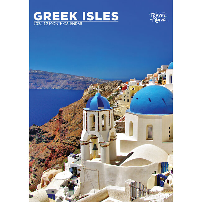 Calendario A3 de las Islas Griegas 2025