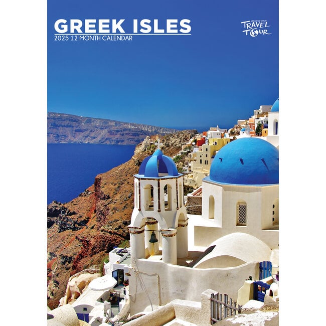 Greek Islands A3 calendar 2025