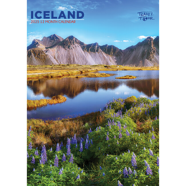 Iceland A3 Calendar 2025